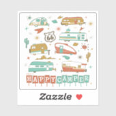 ルート66ハッピーキャンパー シール (シート)