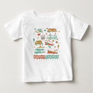 ルート66ハッピーキャンパー ベビーTシャツ