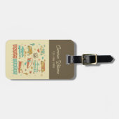 ルート66ハッピーキャンパー ラゲッジタグ (正面横)