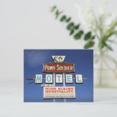 ルート66ポニーソルジャーモーテルハガキ ポストカード (スタンド正面)