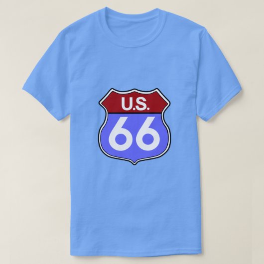 ルート66メンズ蹴の代替を取得 Tシャツ (デザイン正面)