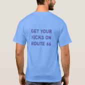 ルート66メンズ蹴の代替を取得 Tシャツ (裏面)