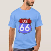 ルート66メンズ蹴の代替を取得 Tシャツ (正面)