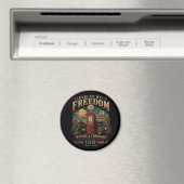 ルート66ヴィンテージガレージの記念品 マグネット (インサイチュ (食洗機))