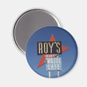 ルート66ヴィンテージモーテルサイン マグネット (正面/裏面)