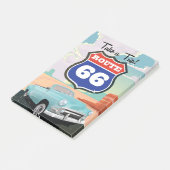 ルート66ヴィンテージ休暇旅行ポスター ポストイット (アングル)