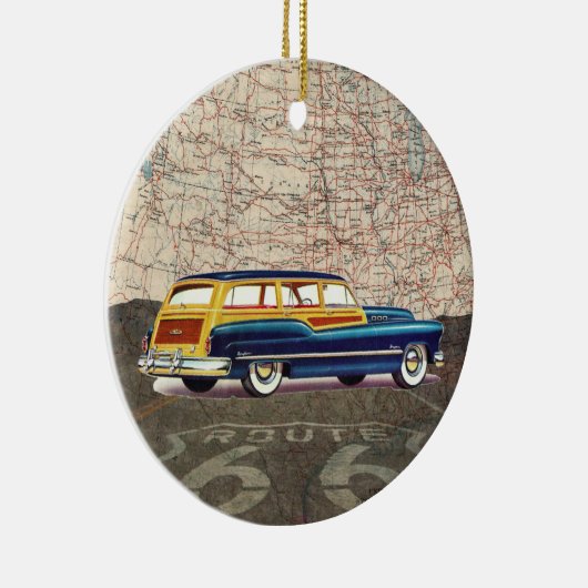 ルート66ヴィンテージ自動 – SRF セラミックオーナメント (右)