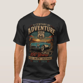 ルート66創立100周年記念バイカーウェア Tシャツ