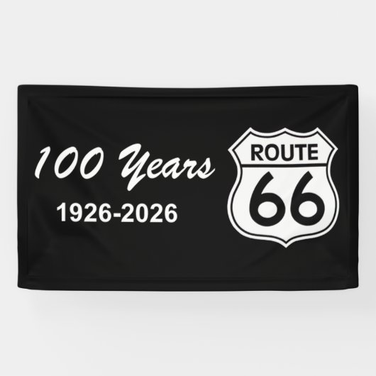 ルート66創立100周年記念 横断幕 (横)