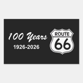 ルート66創立100周年記念 長方形シール