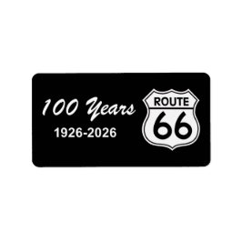 ルート66創設100周年記念 ラベル