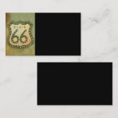 ルート66名刺テンプレート写真アート 名刺 (正面/裏面)