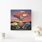 ルート66壁時計 – SRF スクエア壁時計 (ホーム)