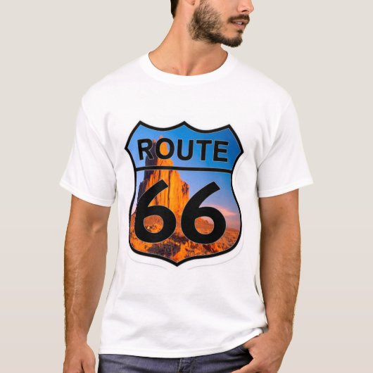 ルート66山 Tシャツ (正面)