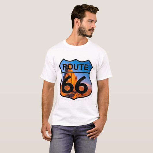 ルート66山 Tシャツ (正面フル)