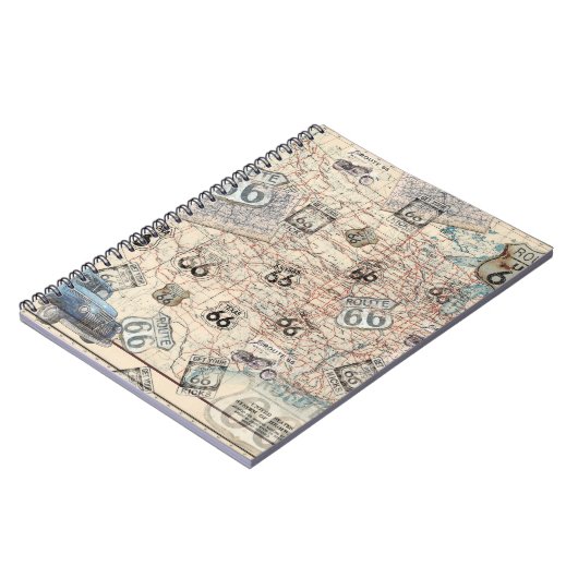 ルート66旅行ノート ノートブック (左側)