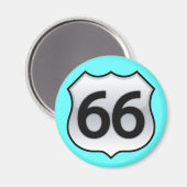 ルート66標識 マグネット (正面/裏面)