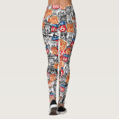 ルート66道路シンボルや象徴 レギンス (裏面)