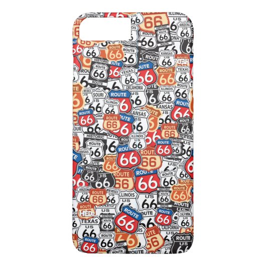 ルート66道路シンボルや象徴 Case-Mate iPhoneケース (裏面)
