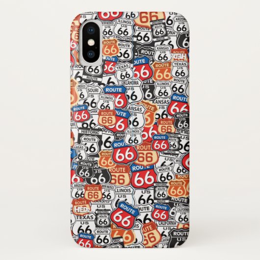 ルート66道路シンボルや象徴 Case-Mate iPhoneケース (裏面)