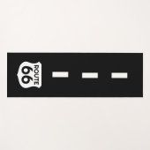 ルート66道路標識カスタムヨガマットデザイン ヨガマット (正面(横))