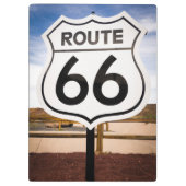 ルート66道路標識、アリゾナ州 クリップボード (裏面)