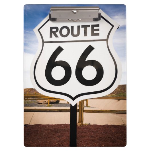 ルート66道路標識、アリゾナ州 クリップボード (正面)
