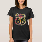 ルート66道路標識 Tシャツ (正面)