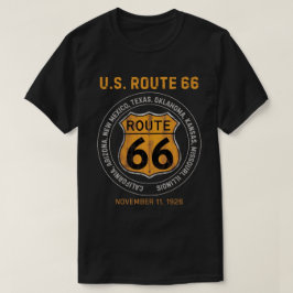 ルート66道路標識 Tシャツ