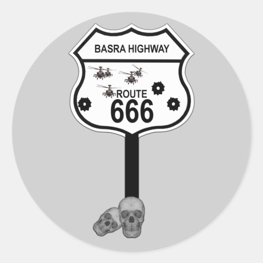 ルート666 ラウンドシール (正面)
