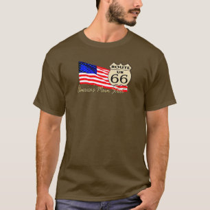 ルート66 – アメリカのメイン通り Tシャツ