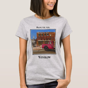 ルート66、ウィンズロー アリゾナ Tシャツ