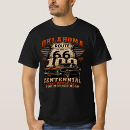 ルート66 オクラホマ州100周年記念アパレル Tシャツ