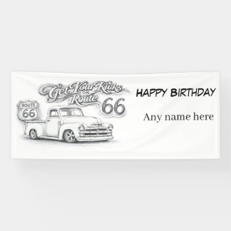 ルート66 オーダーメイド バナー 横断幕