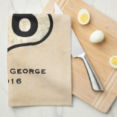 ルート66 (カスタマイズ可能な) キッチンタオル (四つ折り)