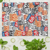 ルート66 キッチンタオル (折り畳み)