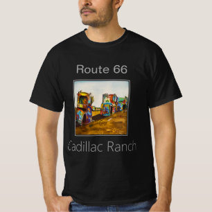 ルート66，キャデラックランチ，アマリロテキサス州 Tシャツ