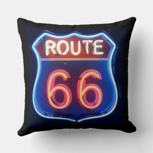 ルート66 クッション (裏面)