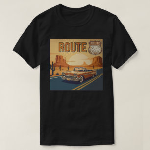 ルート66 クラシック クルーザーサンセット Tシャツ