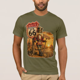 ルート66 クリスマス ナッツクラッカー デザート アドベンチャー Tシャツ