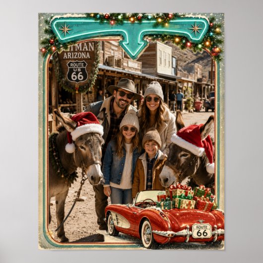 ルート66 クリスマス 写真 ウォールデコレーション ポスター (正面)