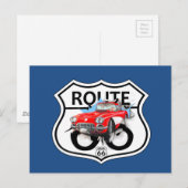 ルート66 サイン ギフト ポストカード (正面/裏面)