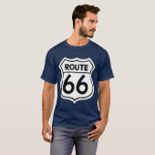 ルート66 サイン Tシャツ (正面フル)