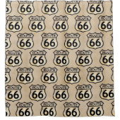 ルート66 シャワーカーテン (正面)