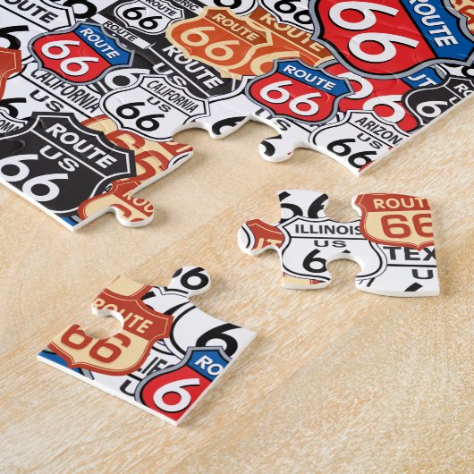 ルート66 ジグソーパズル (側面)