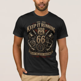 ルート66 センテニアル バイカー アパレル Tシャツ