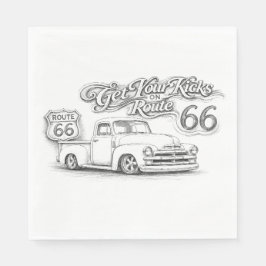 ルート66 ナプキン スタンダードランチョンナプキン