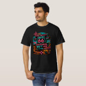 ルート66 ニューメキシコ ネオン服 Tシャツ (正面フル)