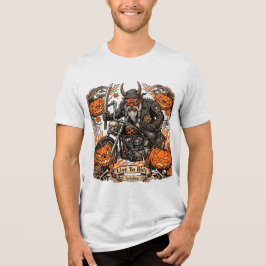 ルート66 ハロウィンバイカー Live To Ride ヴァリアント l トライブレンドTシャツ