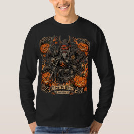 ルート66 ハロウィンバイカー Live To Ride ヴァリアント l Tシャツ